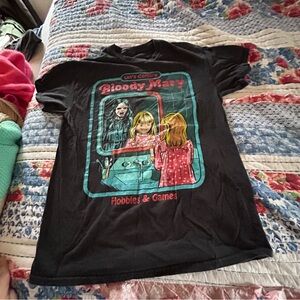 Kids Black Graphic Tee with Fun Design